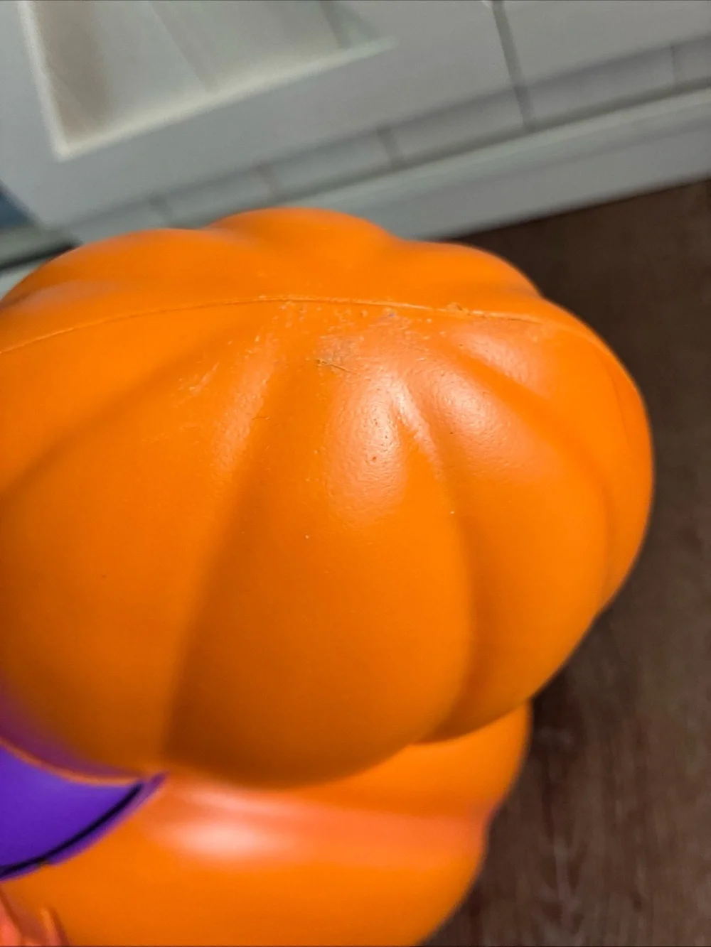 Disney Mickey & Minnie Mouse Light Up  Halloween Pumpkins Set of 2. Flaws